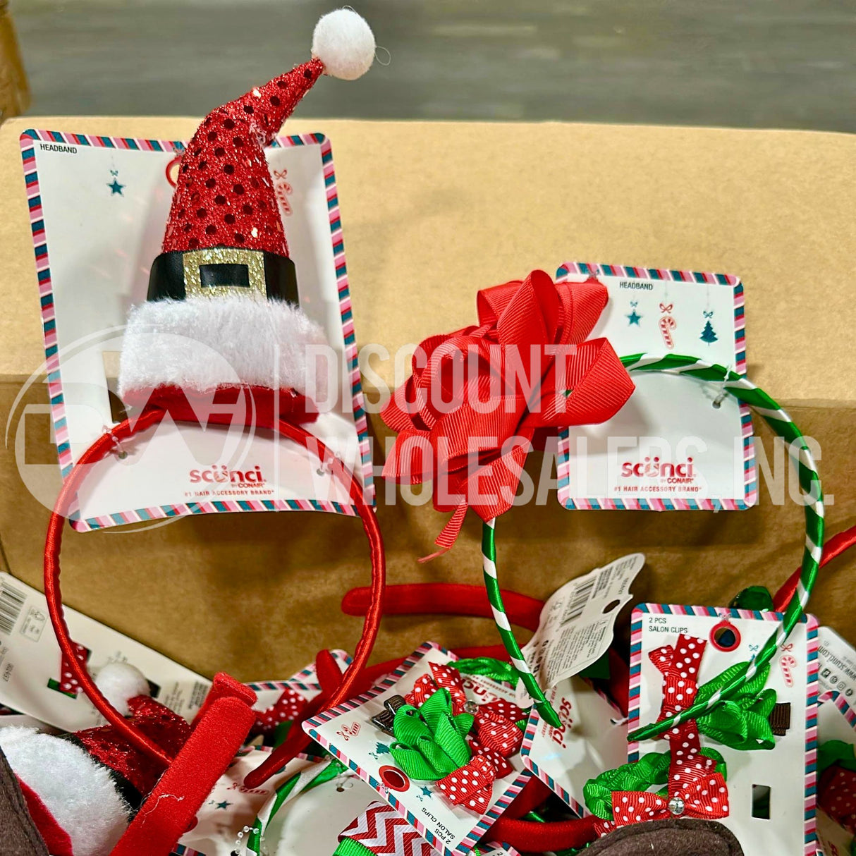 Scunci By Conair Christmas Assorted Different Styles And Shades (250 Pcs Lot)
