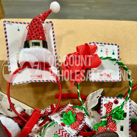 Scunci By Conair Christmas Assorted Different Styles And Shades (250 Pcs Lot)