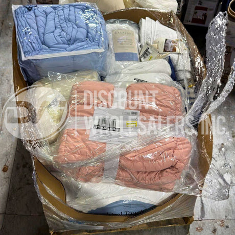 TGT Domestics Comforters, Curtains, Sheets, Carpets, Pillows, Mattress Pads and More (26 Pallet Per Truck)