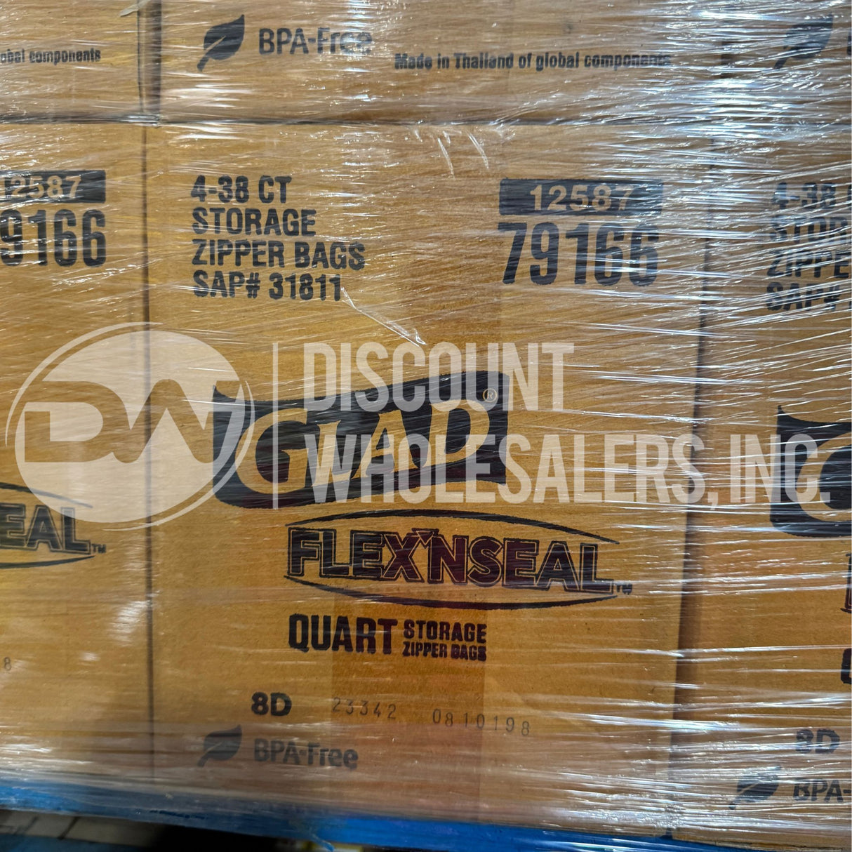 Glad Case Pack Truckload Fully Manifested (39 Pallets Per Truck)