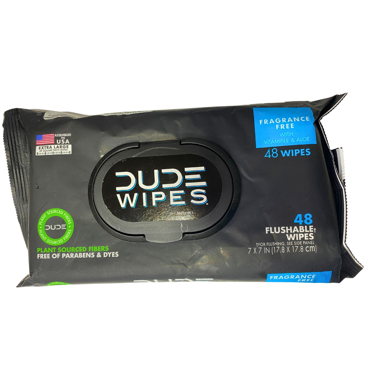 Dude Wipes XL Wipes Fragrance Free