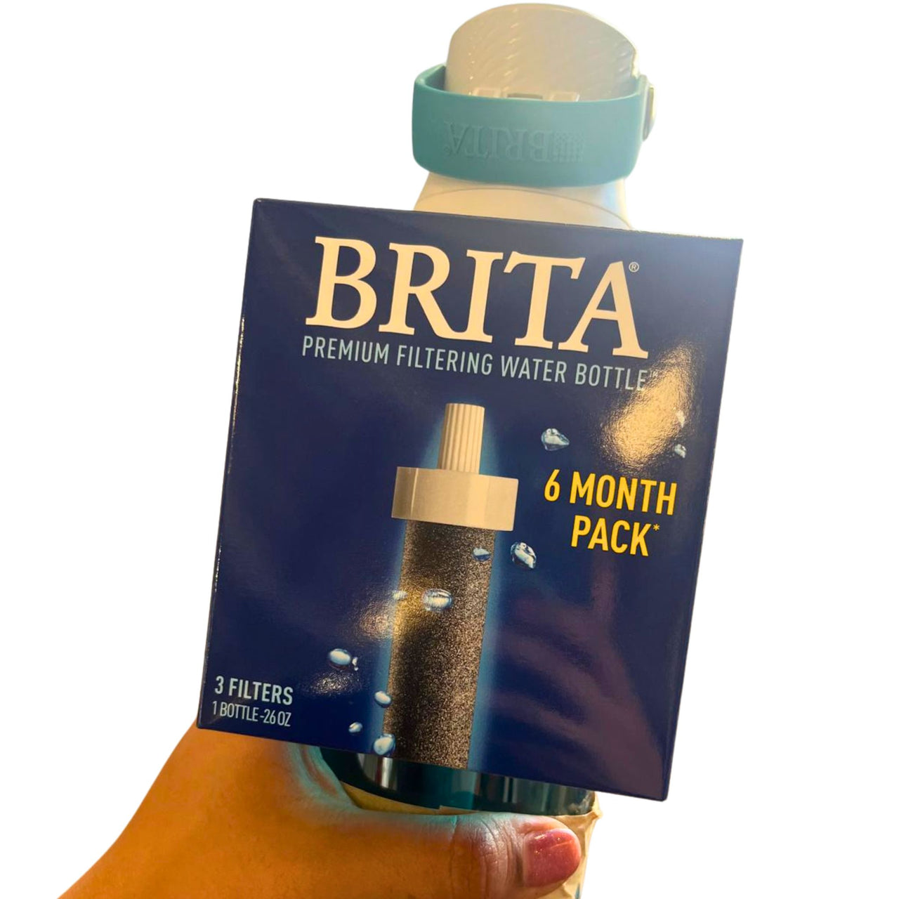 Brita Space Saver 6 Cup Pitcher & Water Bottle 26oz PDQ Display (72 Pcs Pallet)