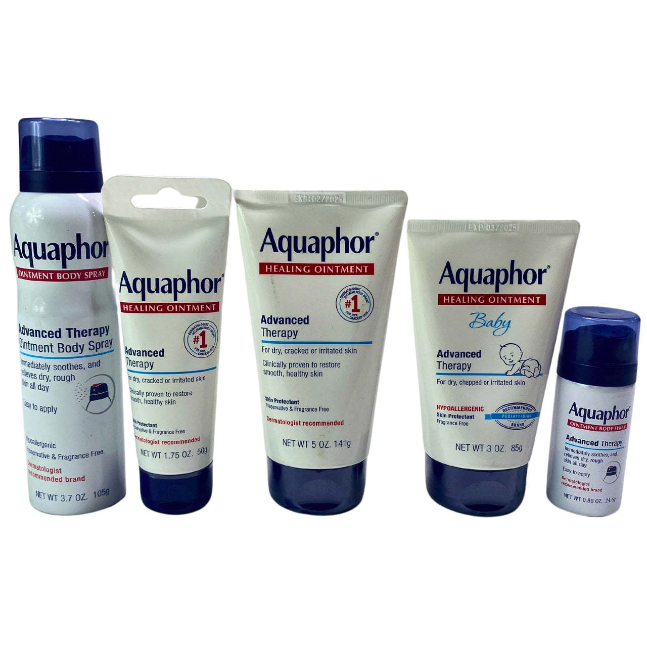 Aquaphor Advanced Therapy Oinment Assorted Mix 