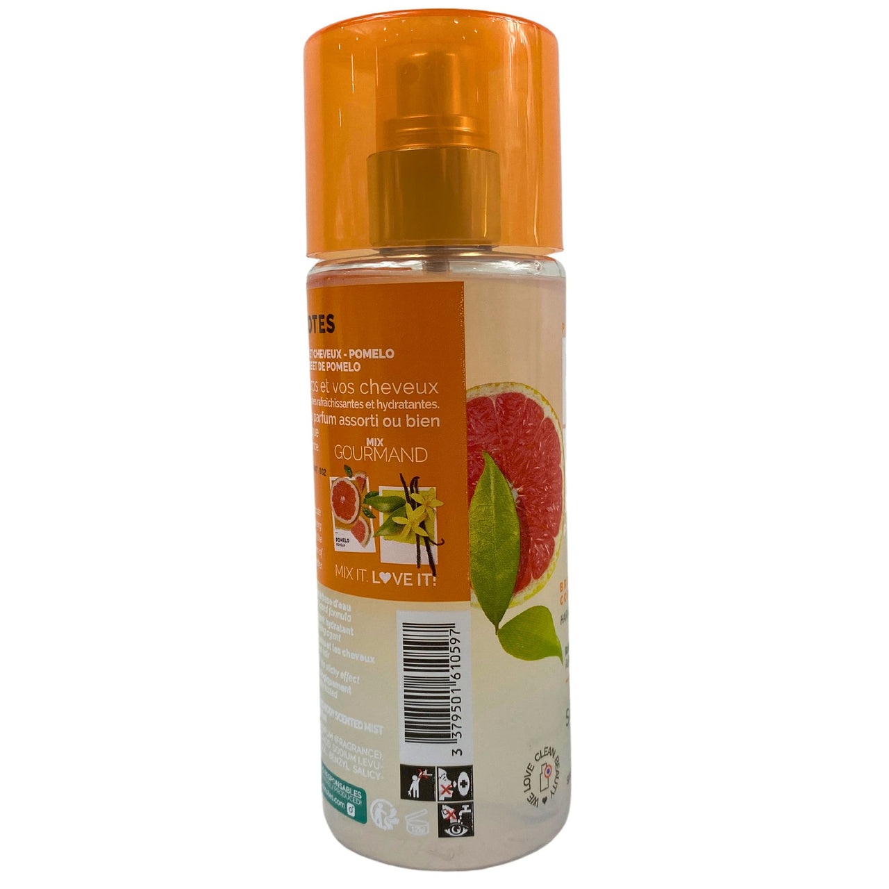 Parfum Pomelo Hair & Body Scented Mist Refreshing and Moisturizing 