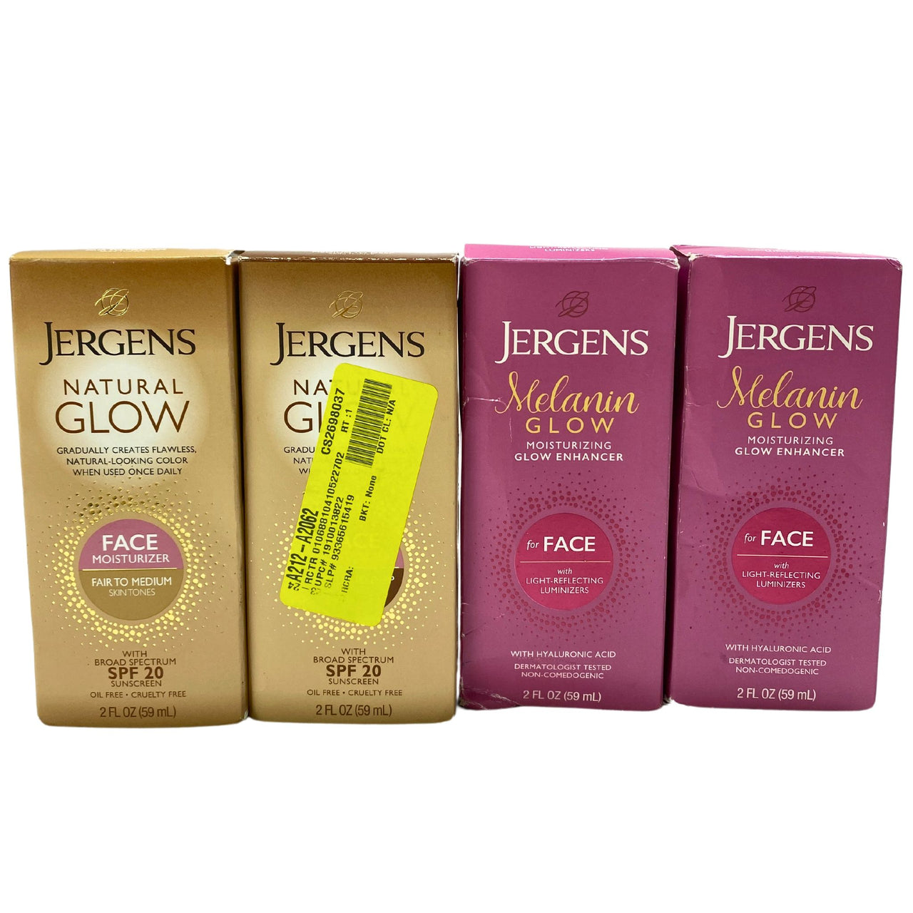 Jergens Natural Glow Sunscreen and Moisturizing Glow Enhancer 2 FL OZ