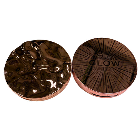 Revolution Glow Splendour Luminous Ultra Glow Highlighter 0.45 OZ and Medium Dark Ultra Matte Bronzer 0.54 OZ 