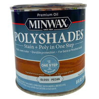 Thumbnail for Minwax Premium Oil Since 1904 Polyshades Stain + Poly In One Step Gloss Pecan 