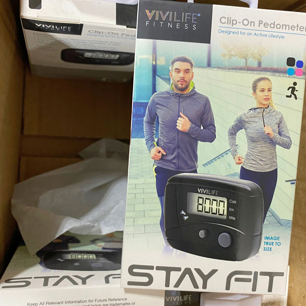 ViviLife Fitness Clip On Pedometer Designed for an Active Lifestyle