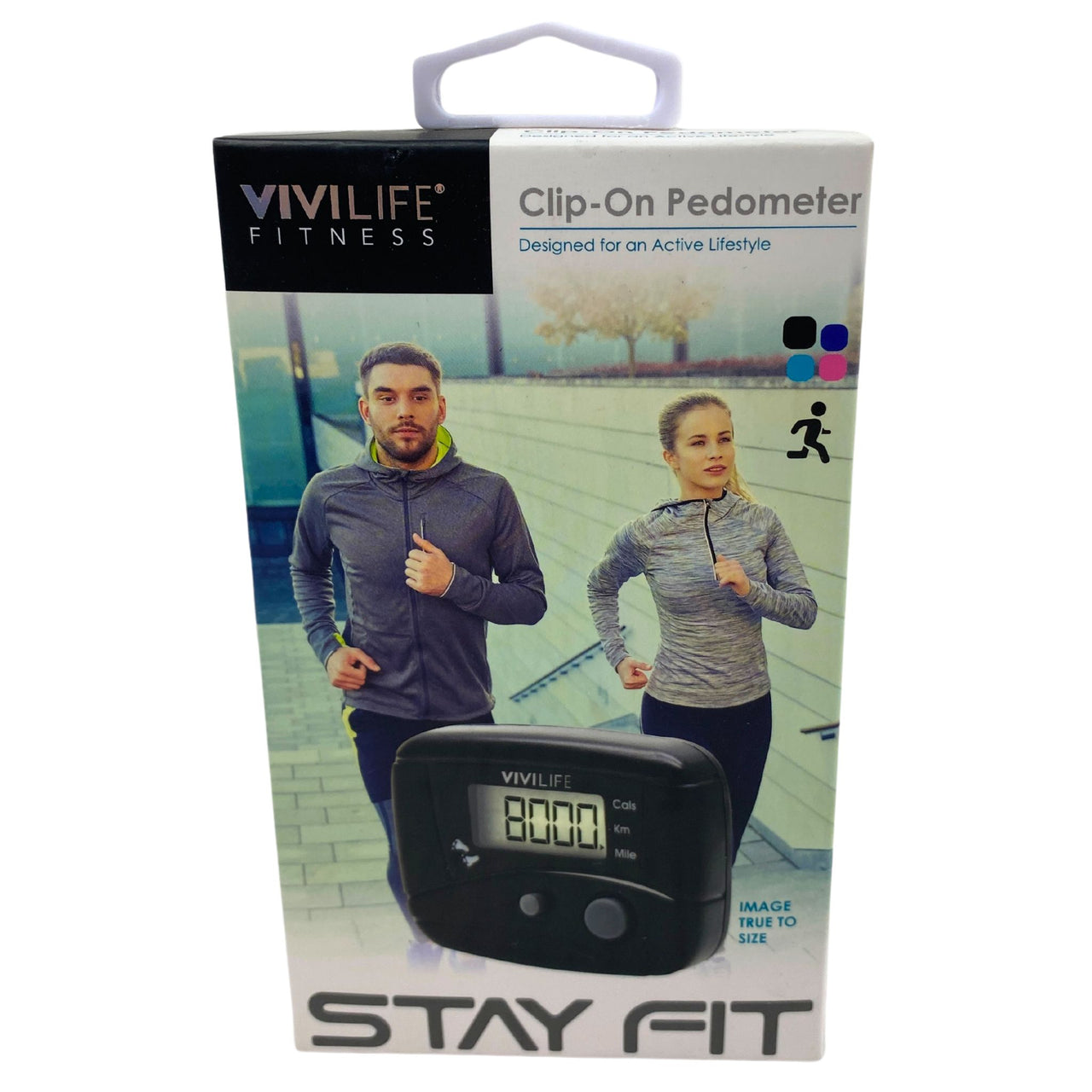 ViviLife Fitness Clip On Pedometer Designed for an Active Lifestyle