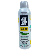 Thumbnail for Hello Bello SPF 30 Broad Spectrum UVA + UVB Protection Mineral Sunscreen Spray