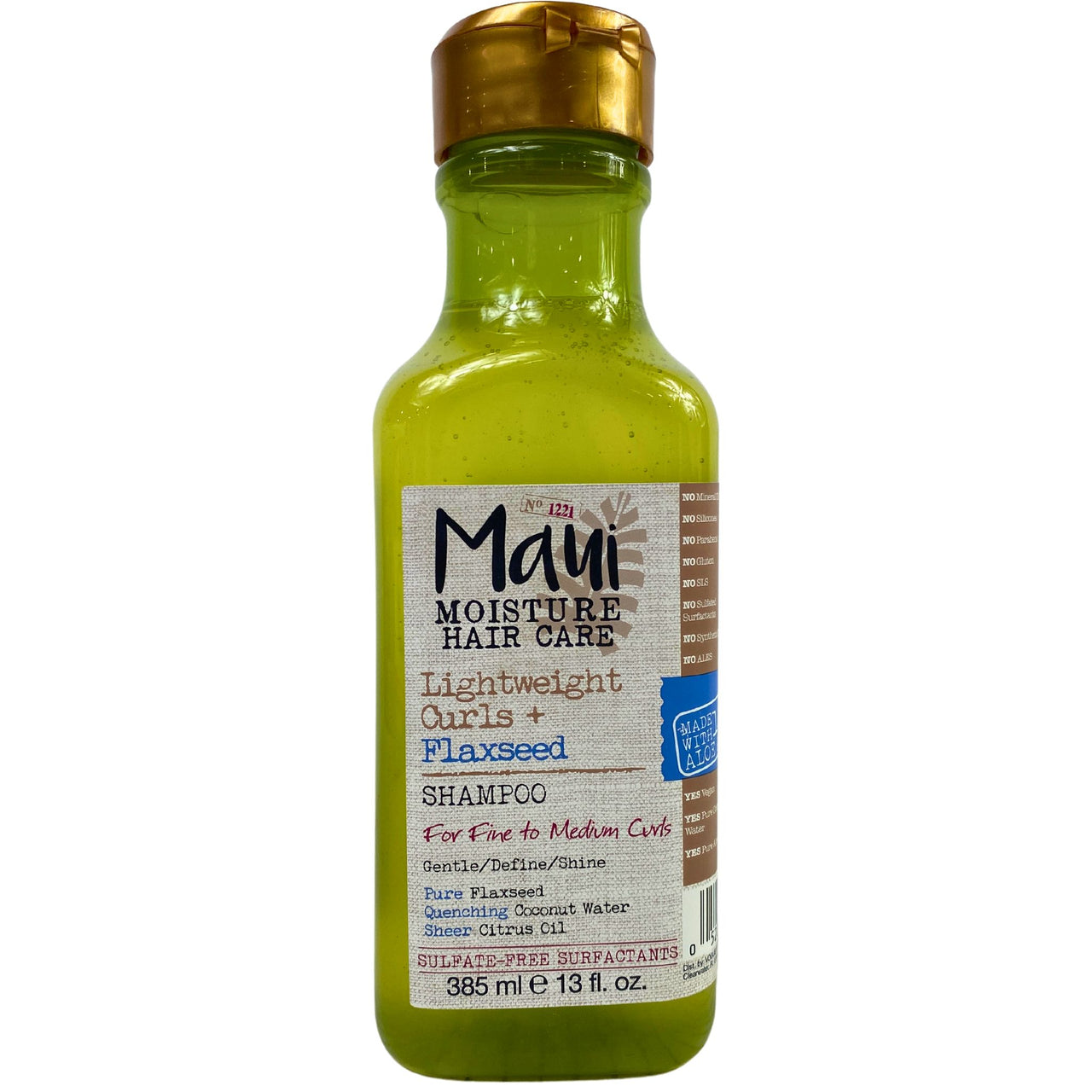 Maui Mositure Hair Care Lightweigth Curls + Flaxseed Shampoo 