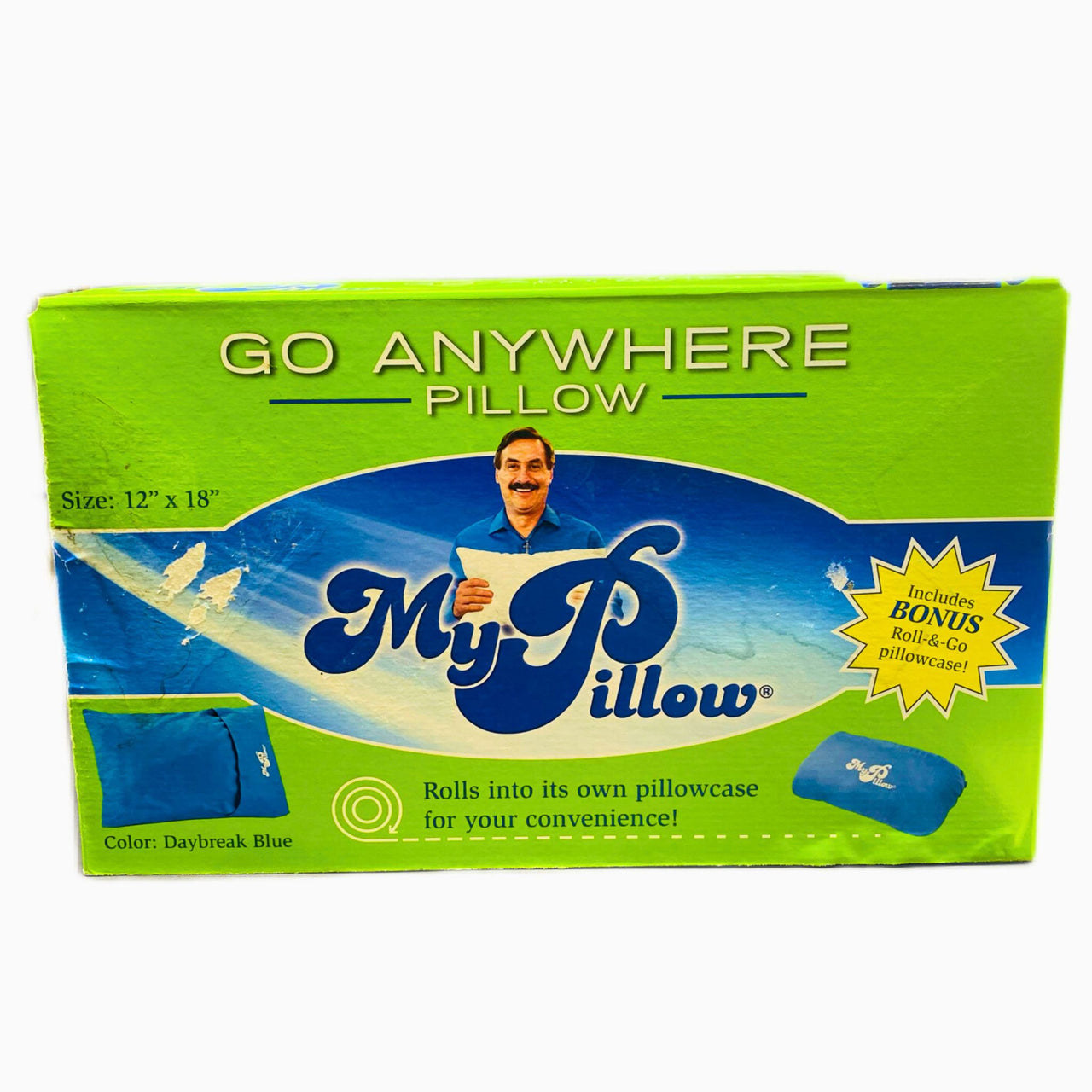 My Pillow Go Anywhere Pillow Includes Bonus Roll & Go Pillowcase