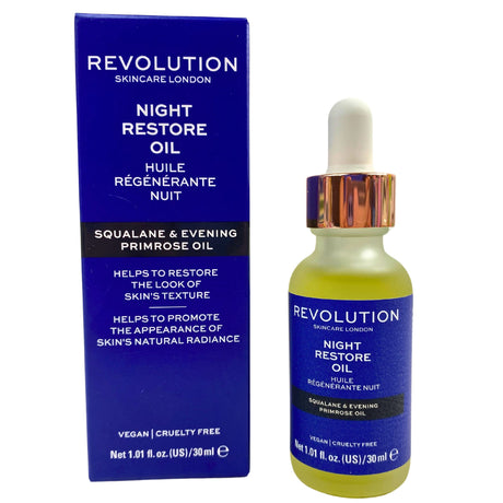 Revolution Skincare Night Restore Oil Squalane & Evening Primrose