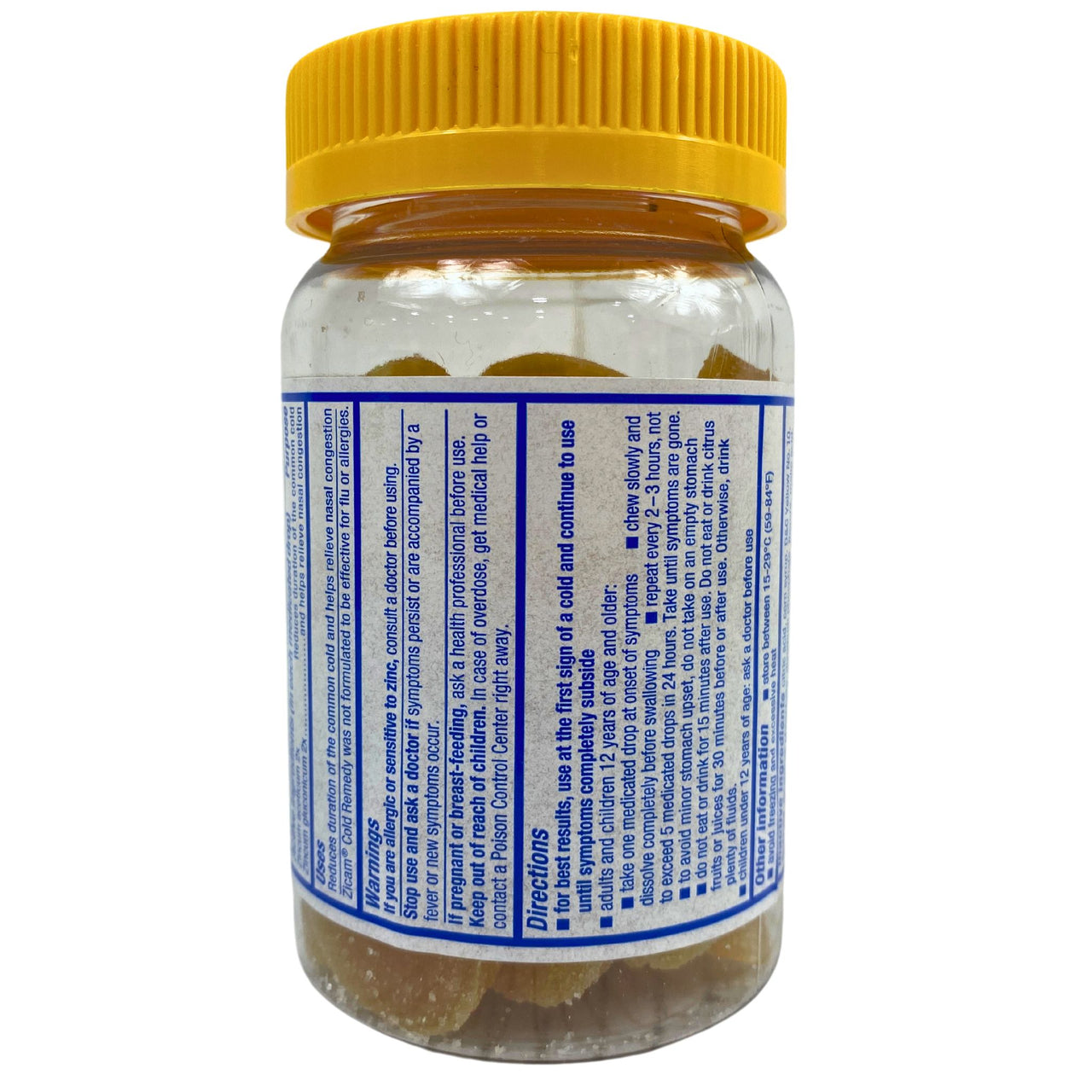 Zicam Cold Remedy Real Manuka Honey Medicated Fruit Drops