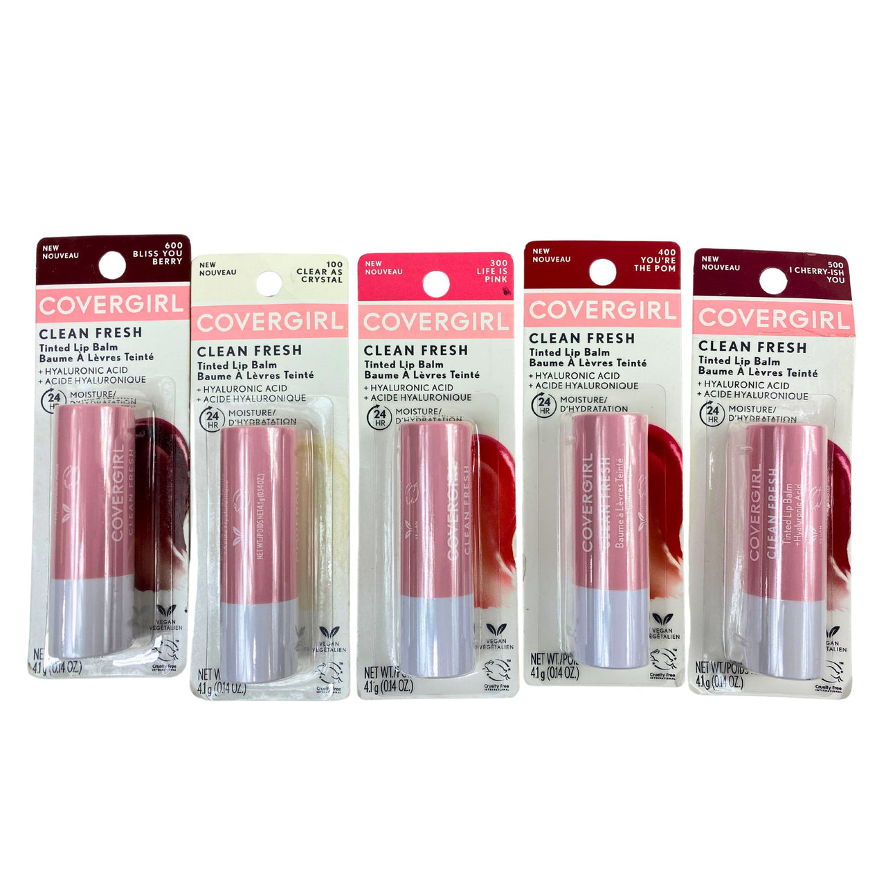 Covergirl Clean Fresh Tinted Lip Balm Assorted Mix