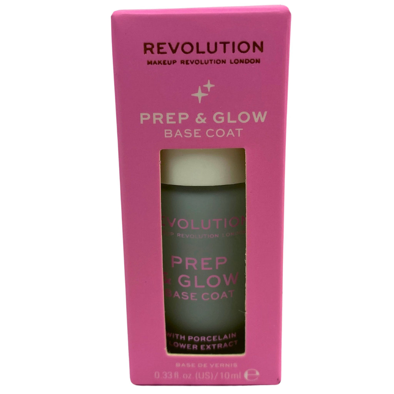 Revolution Prep & Glow Base Coat with Porcelain Flower Extract 