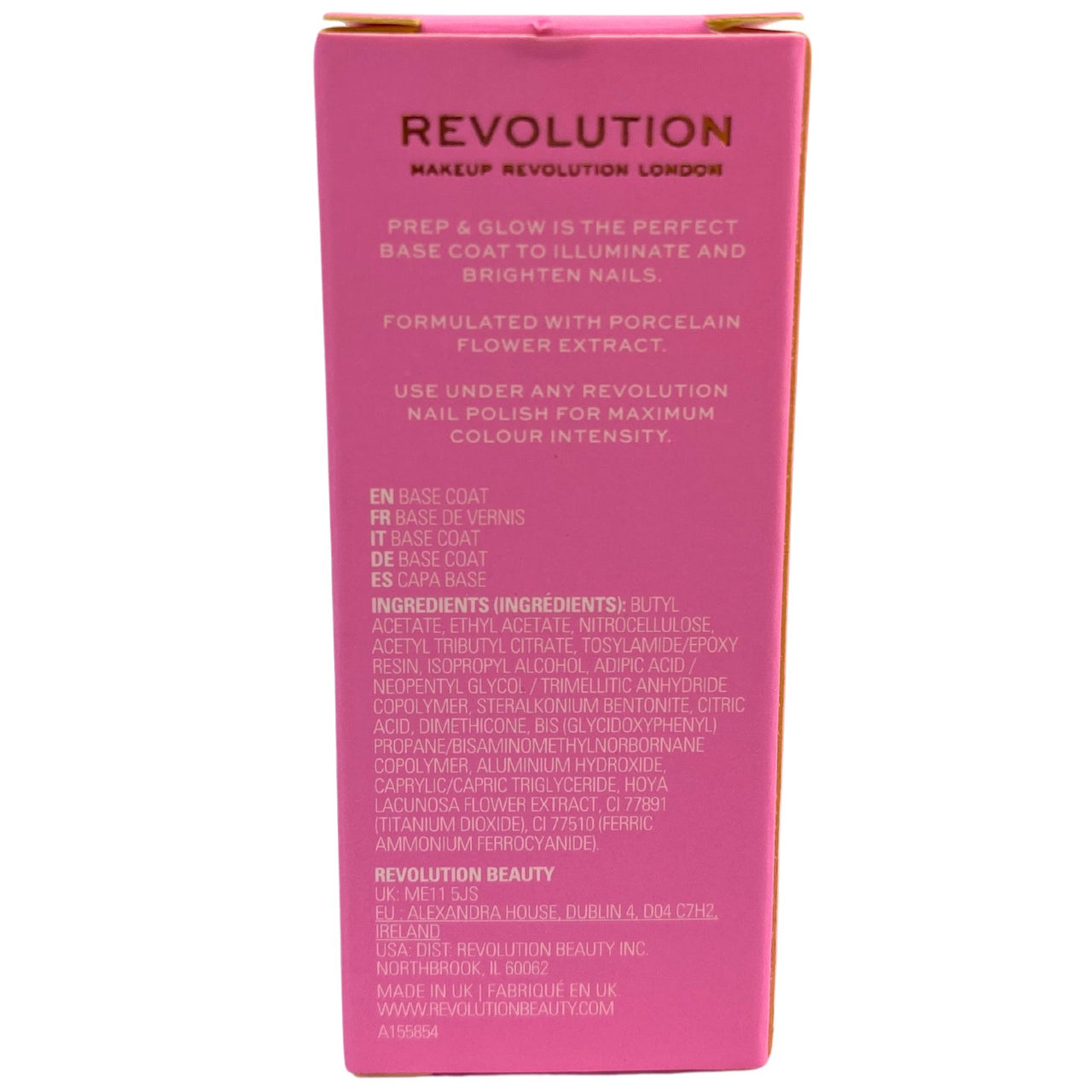 Revolution Prep & Glow Base Coat with Porcelain Flower Extract 