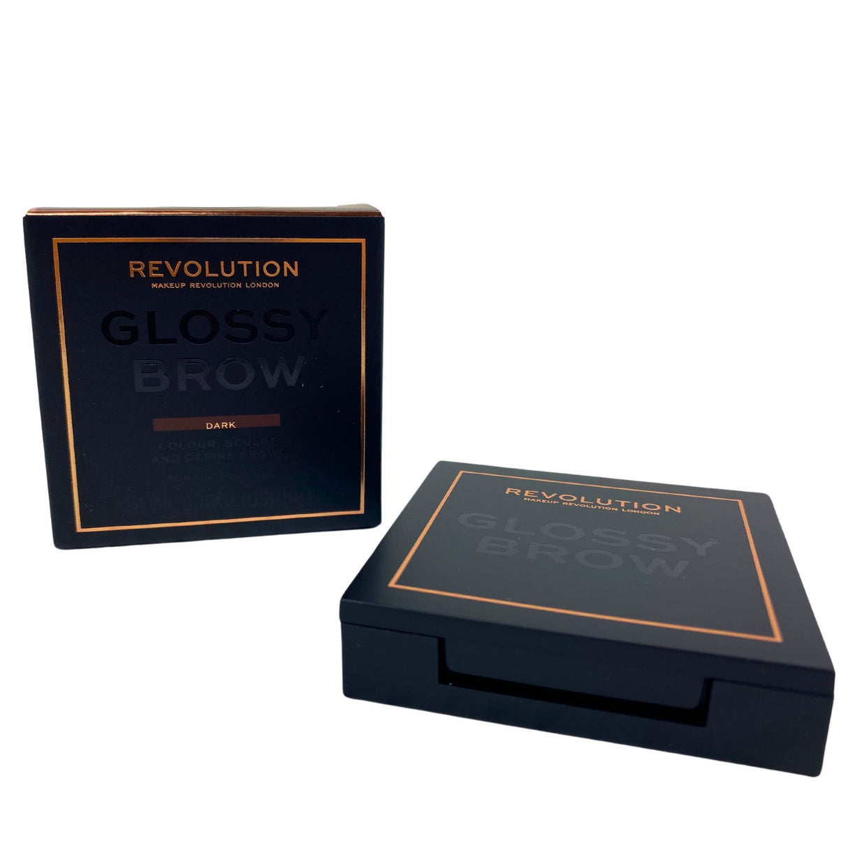 Revolution Glossy Brow Dark Colour,Sculpt & Define Brows 