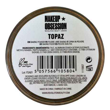 Makeup Obsession Pure Bake Topaz Baking Powder