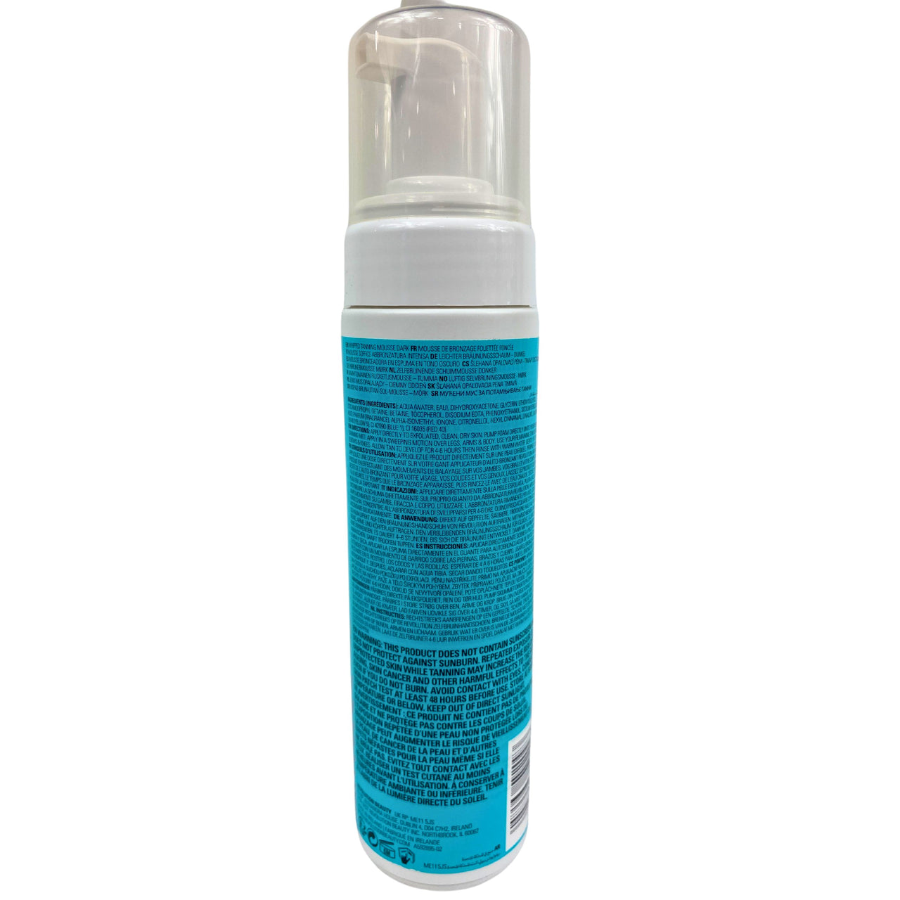Revolution Whipped Tanning Mousse DARK Formulated 