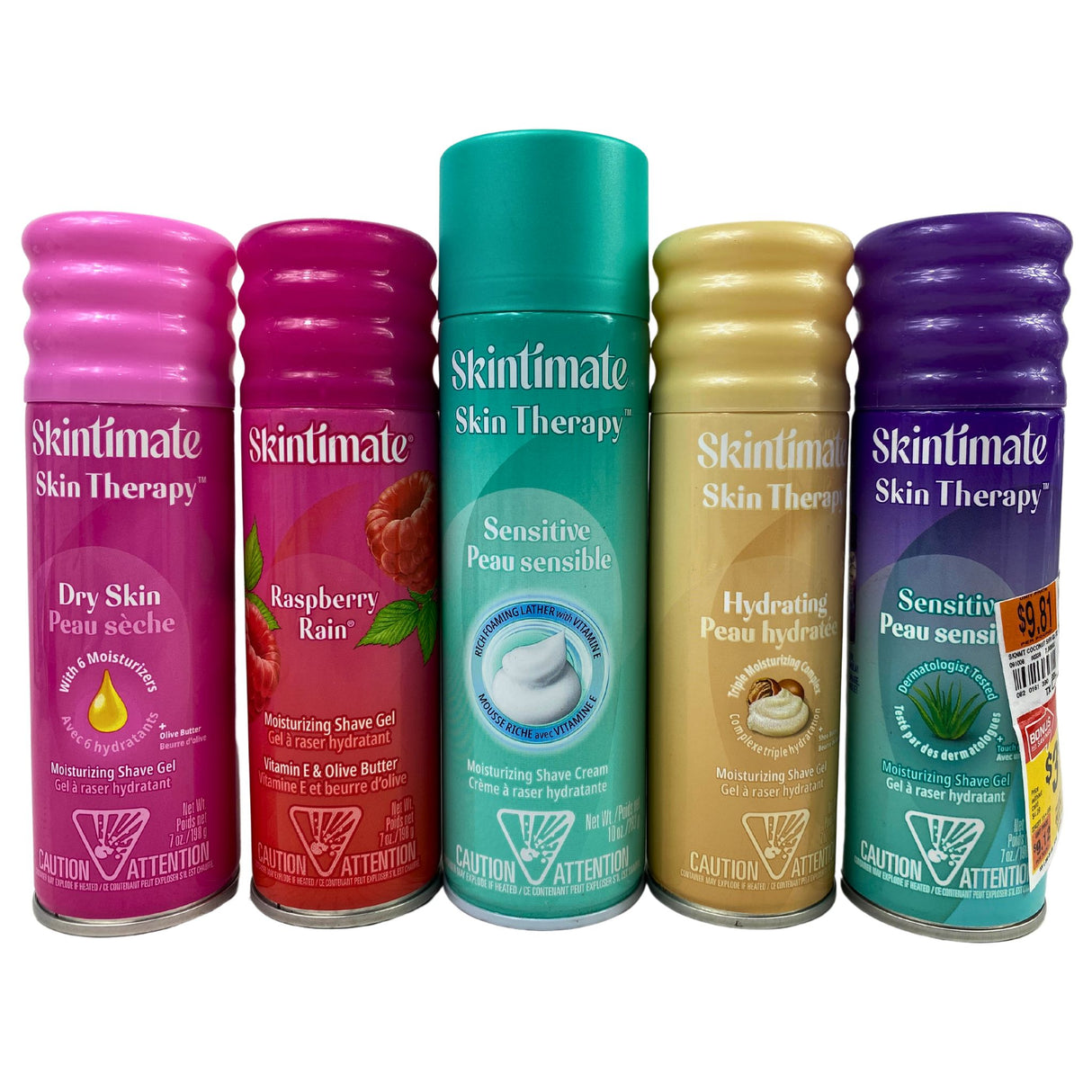 Skintimate Shave Gel & Cream Assorted Mix  Assorted Scents