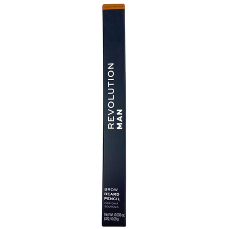 Revolution MAN Brow Beard Pencil 0.003OZ Light Brown 