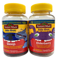 Thumbnail for Nature Made Kids First Elderberry & Sleep Gummies for Kids