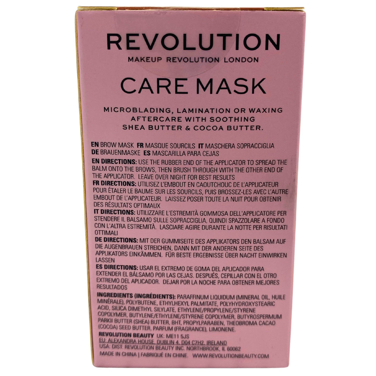 Revolution Brow Care Mask 0.42OZ