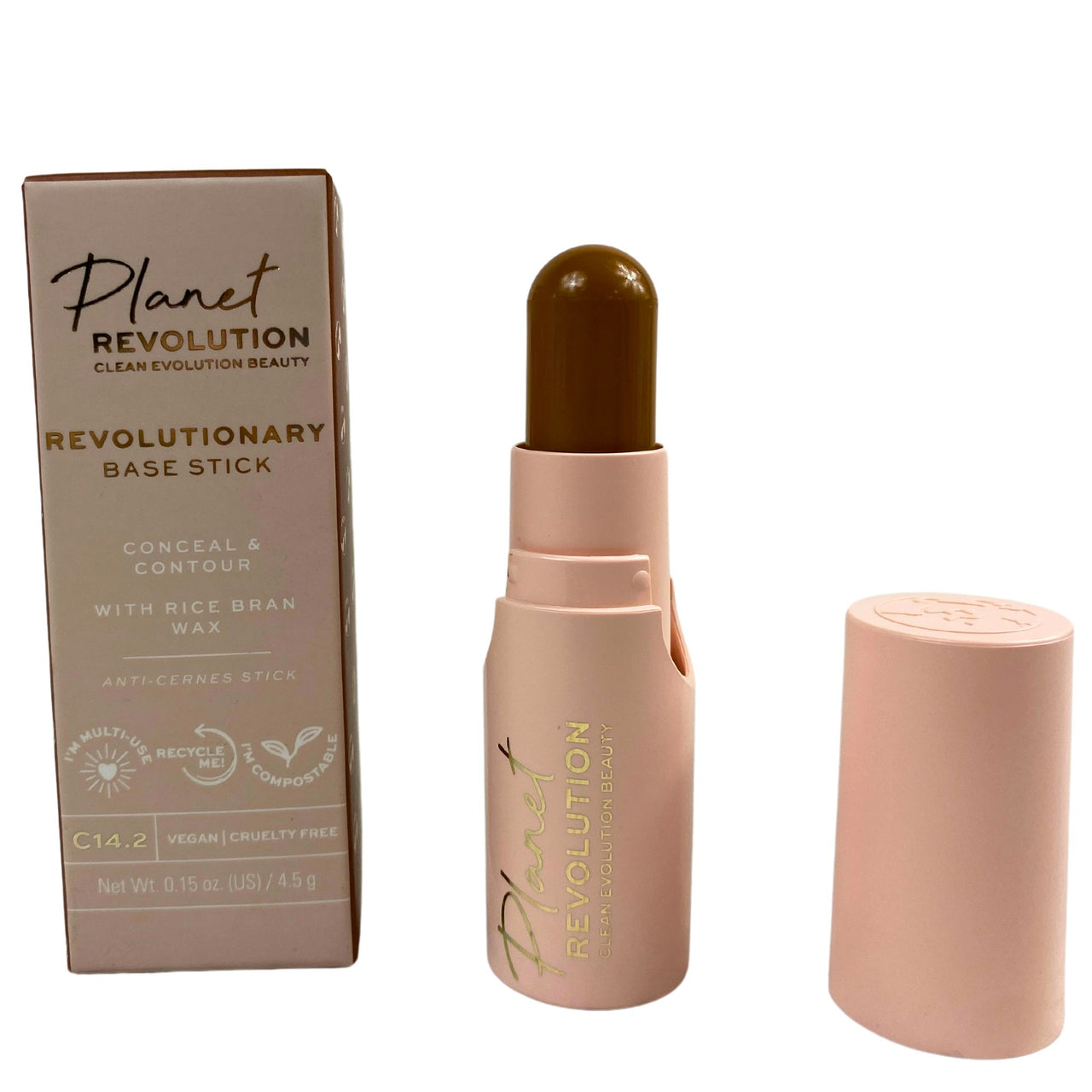 Planet Revolution Revolutionary Base Stick Conceal & Contour with Rice Bran Wax