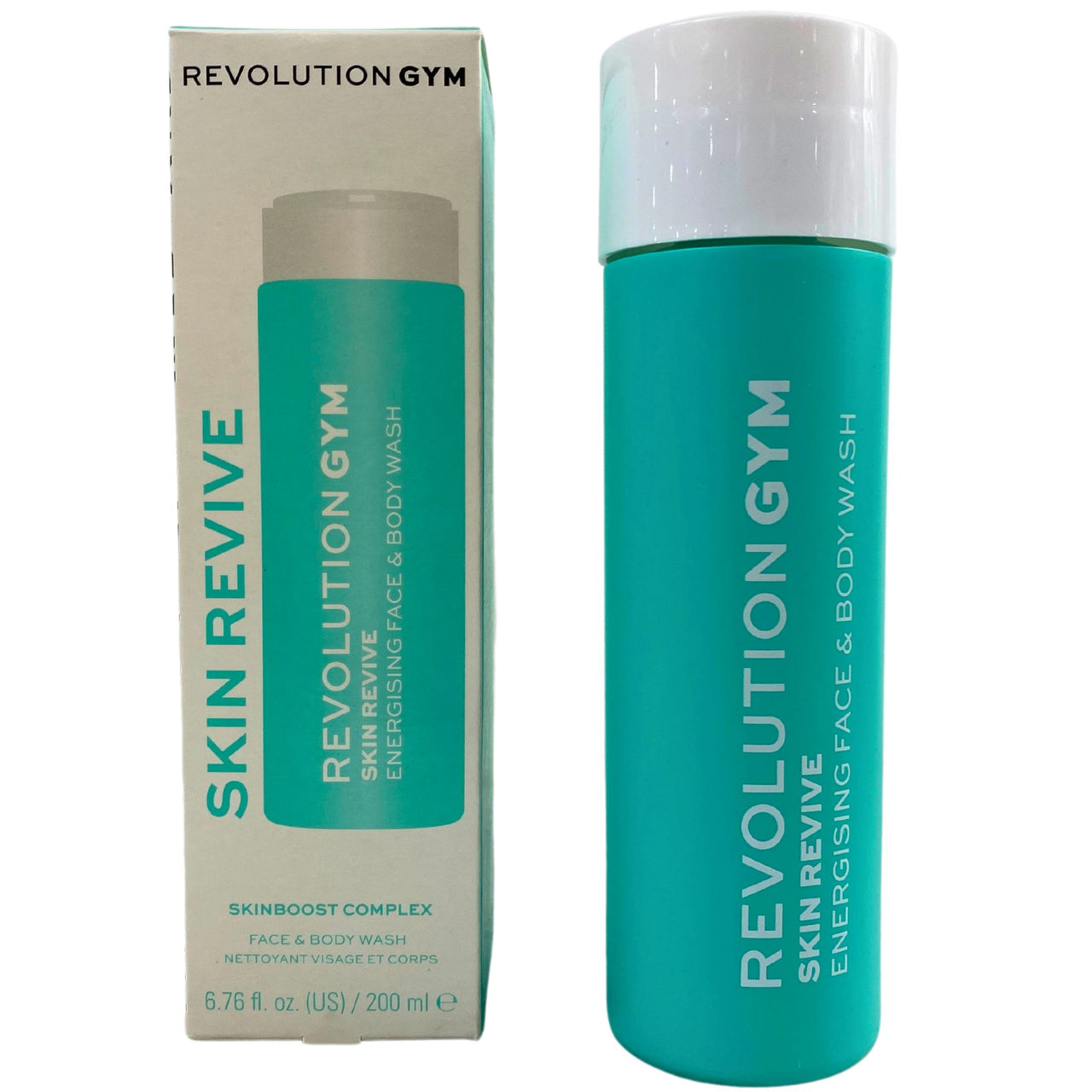 Revolution Gym Skin Revive Energising Face & Body Wash Skinboost Complex