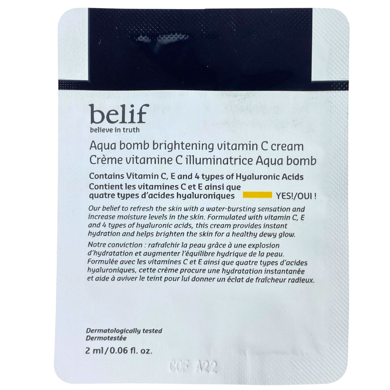 Belif Aqua Bomb Brightening Cream 