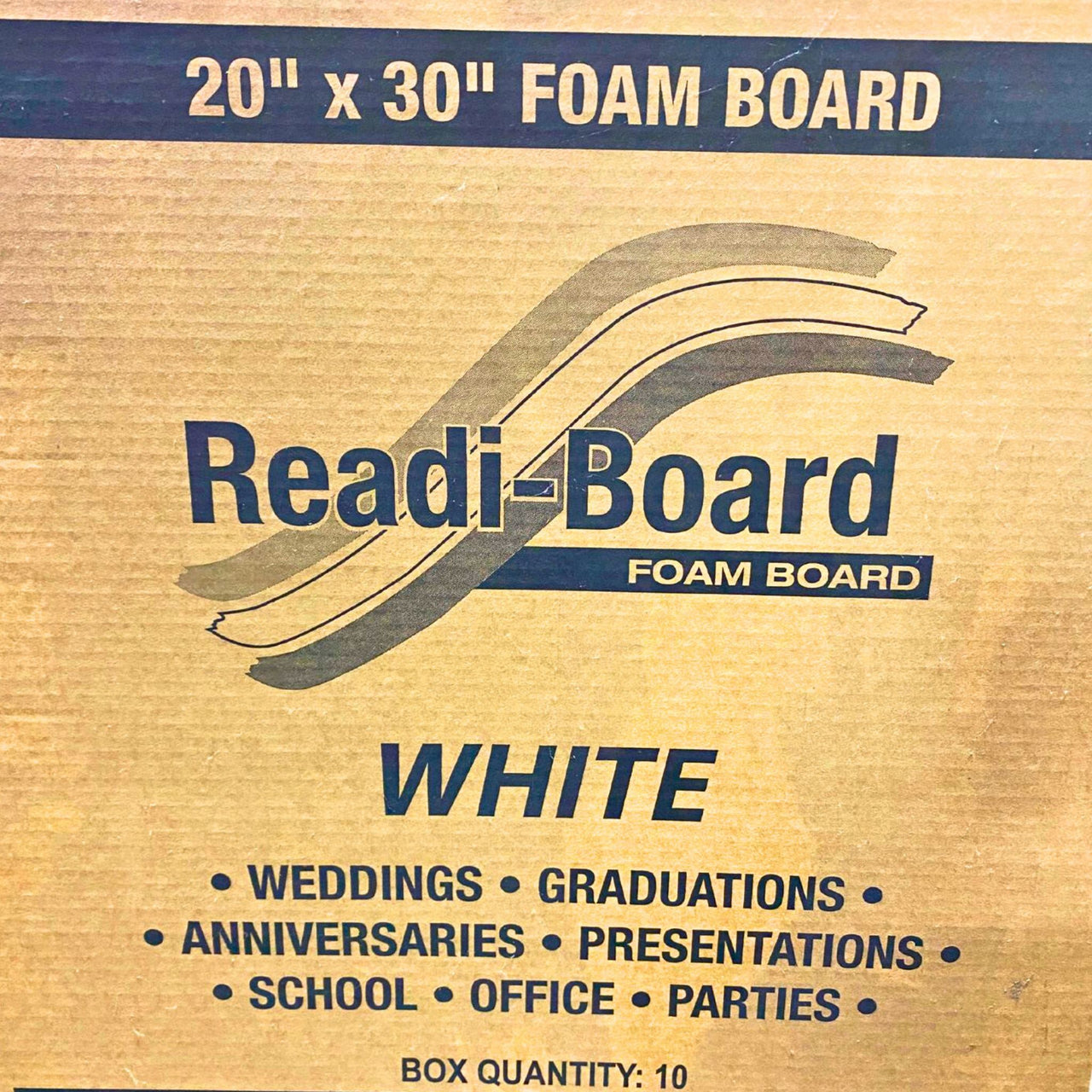 Readi-Board White Foam Board 20"x30"