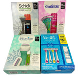 Shave Sets Include Brands like Schick,Skintimate & Venus for Women & Men 