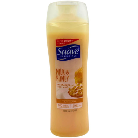 Suave Essentials Milk & Honey Moisturizing Body Wash