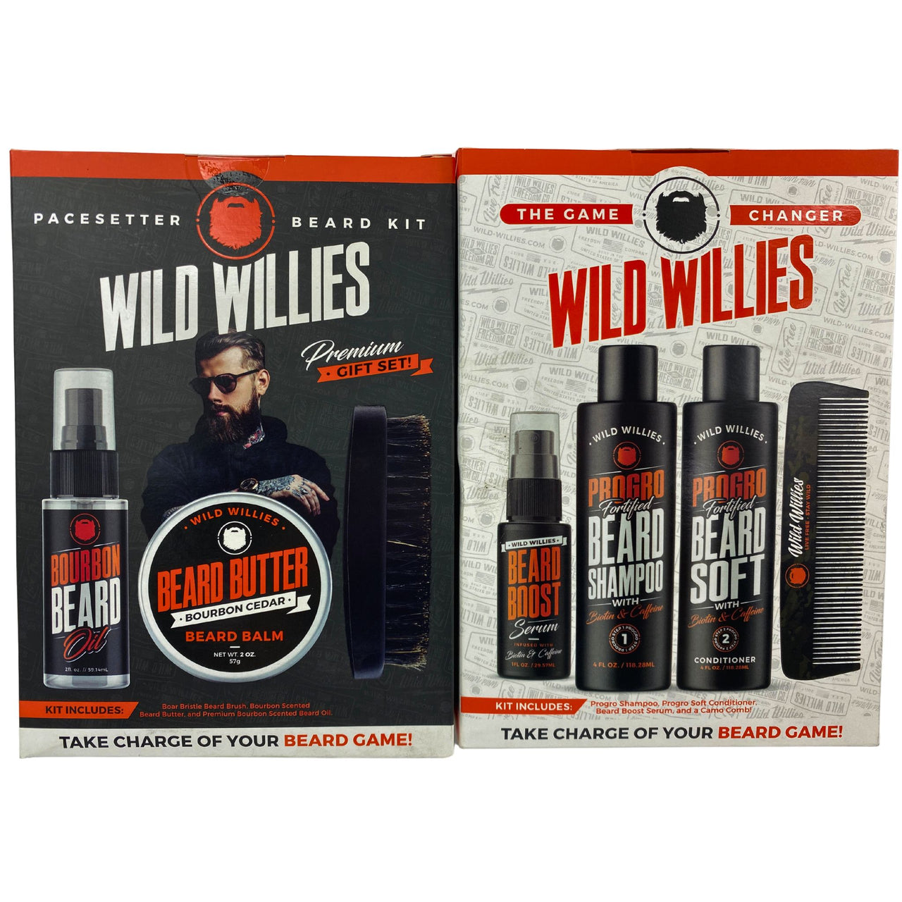Wild Willies Take Charge of Your Beard Game! Beard Care Kits