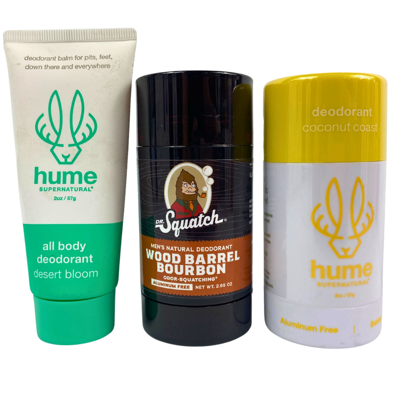 Hume & Dr Squatch Deodorant Mix