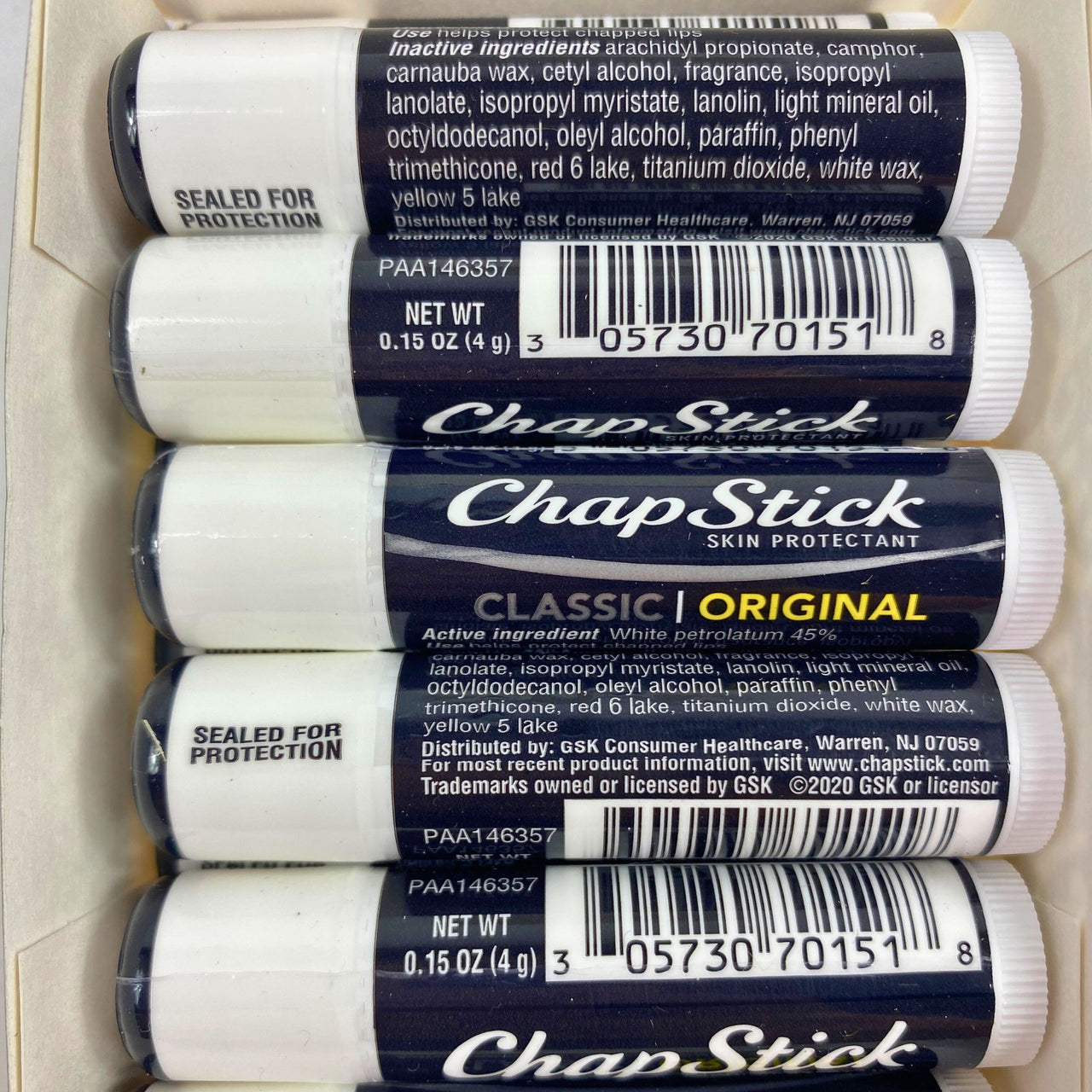 Chapstick Skin Protectant Classic Original 