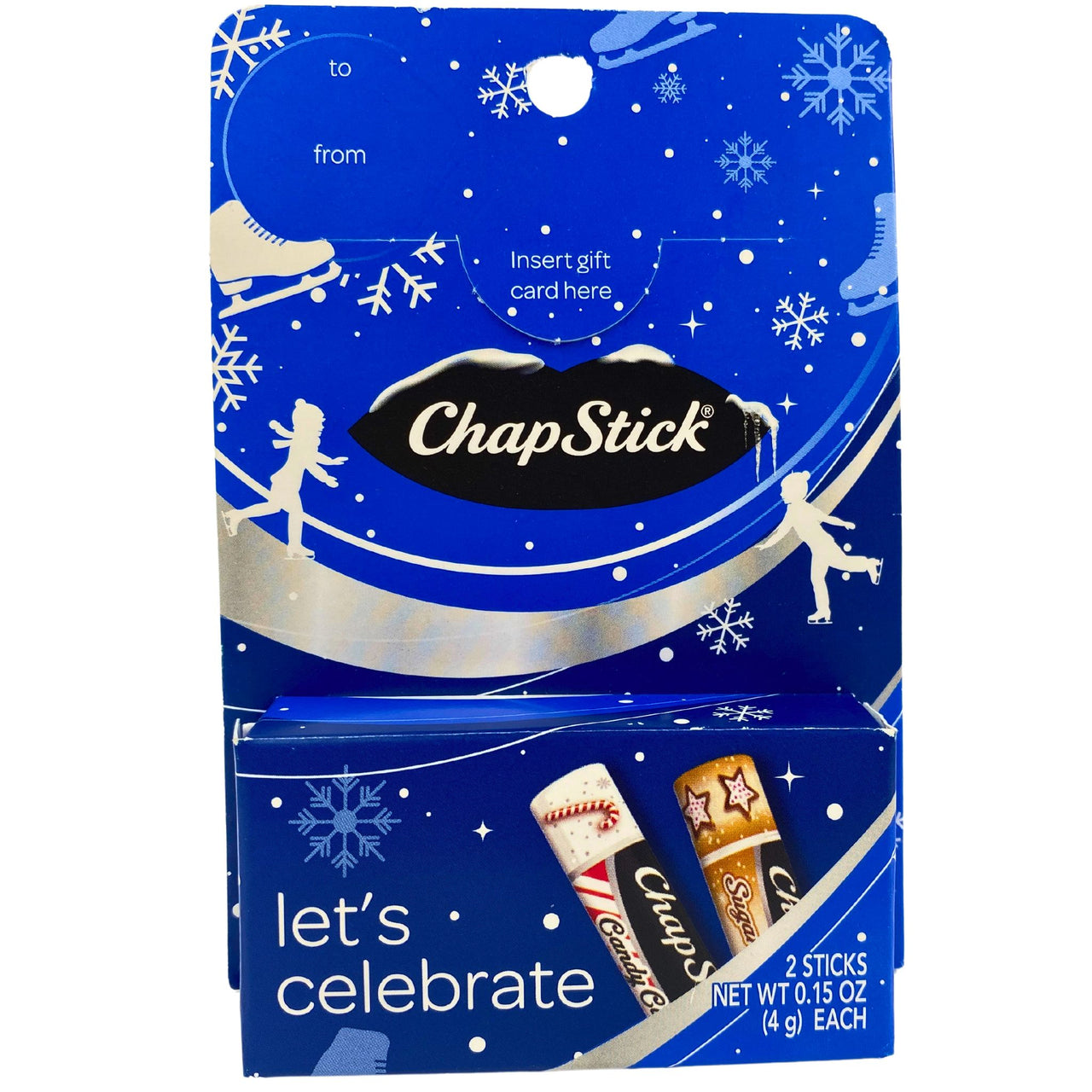 Chapstick Let's Celebrate includes Candy Cane & Sugar Cookie 