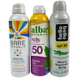 Assorted Brand Sunscreen 