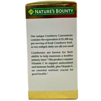 Thumbnail for Nature's Bounty Cranberry Helps Mantain a Healthy Urinary Tract 200mg