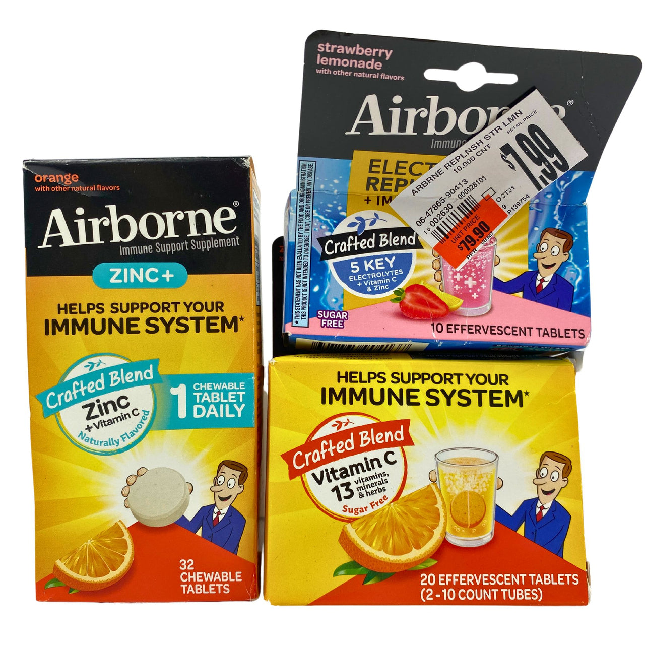 Airborne Immune Support Tablets Chewables & Effervescent 