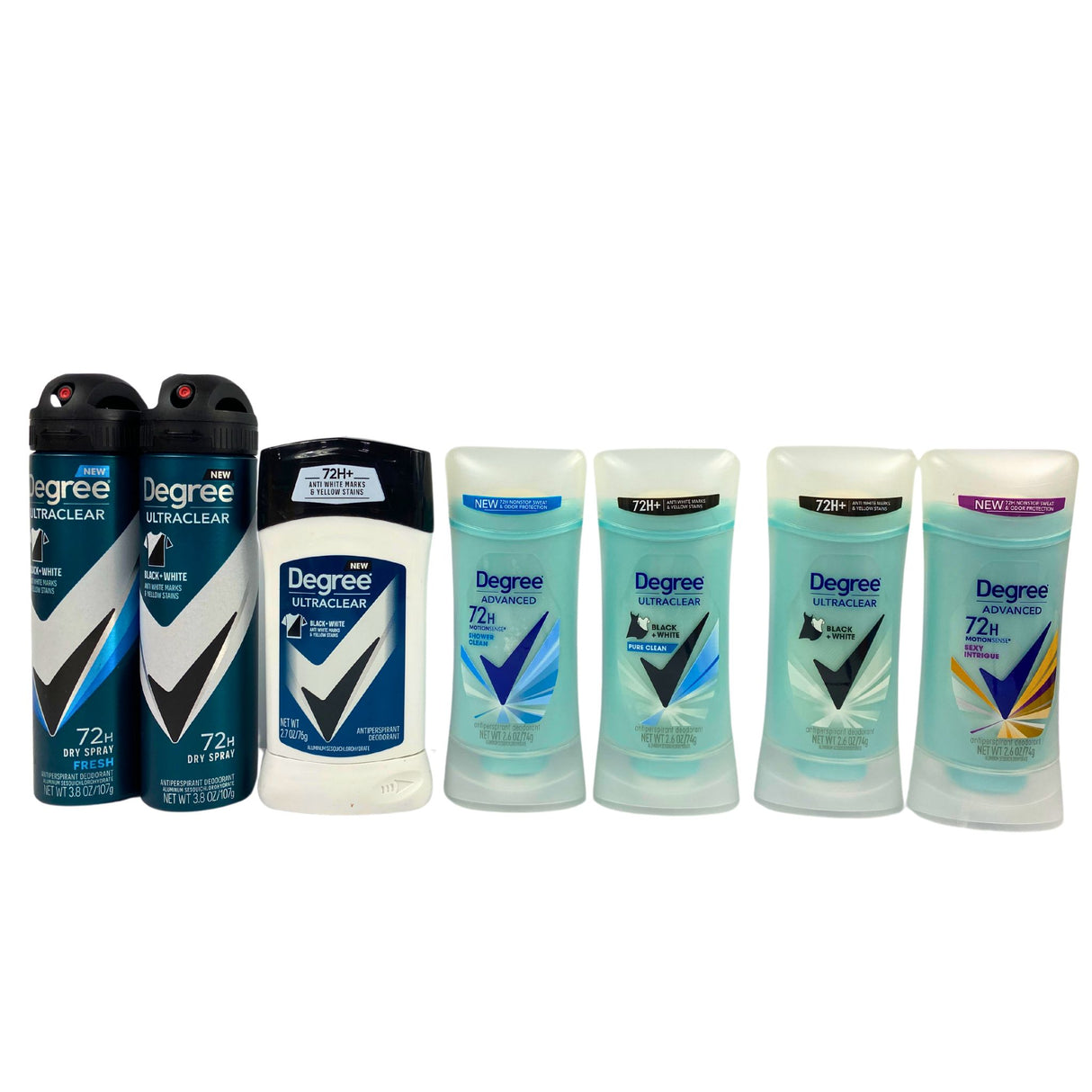 Degree Mixed Display Antiperspirant Dry Spray/Invisible Solid 