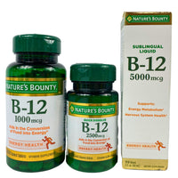 Thumbnail for B-12 Assorted Mix includes Tablets & Sublingual Liquid 