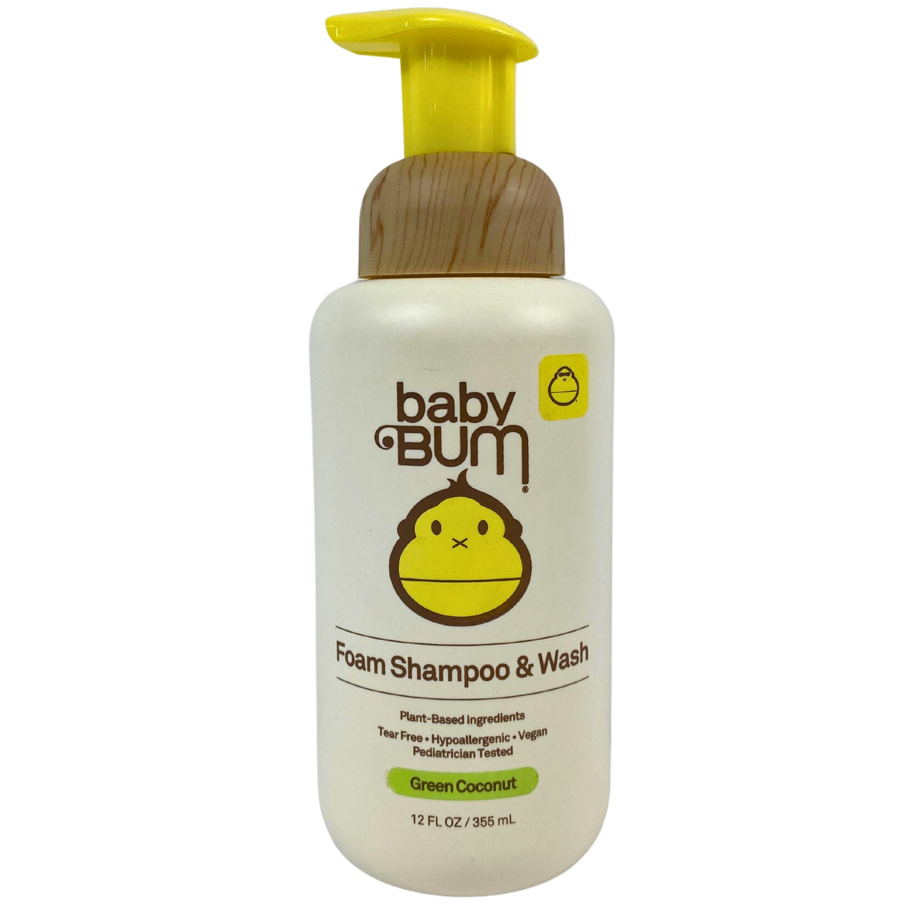 Baby Bum Foam Shampoo & Wash Green Coconut Plant Based 