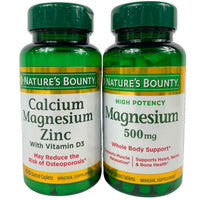 Thumbnail for Nature's Bounty Calcium Magnesium Zinc (MAINLY) & Magnesium (LESS OF)