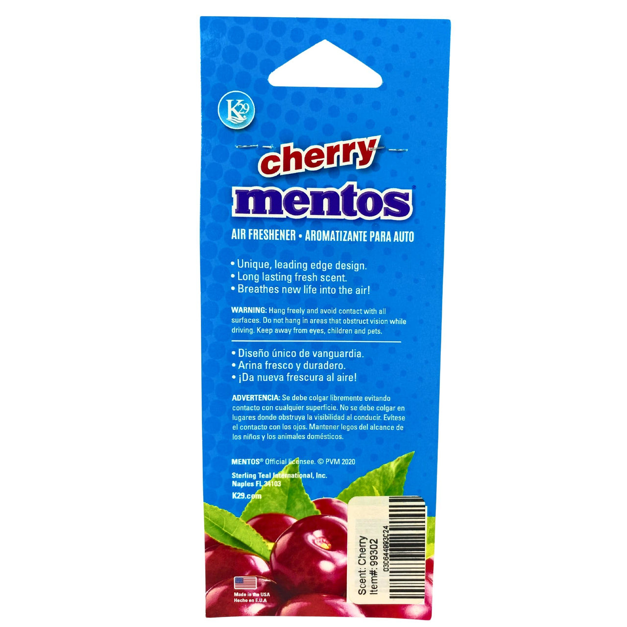 Mentos Cherry Air Freshener