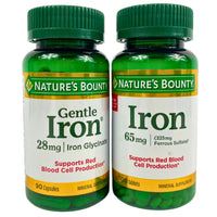 Thumbnail for Nature's Bounty Gentle Iron & Iron Mineral Supplement Assorted Mix (40 Pcs Lot)