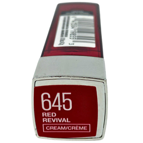 Maybelline 645 Red Revival Cream Lipstick Colorsensational 