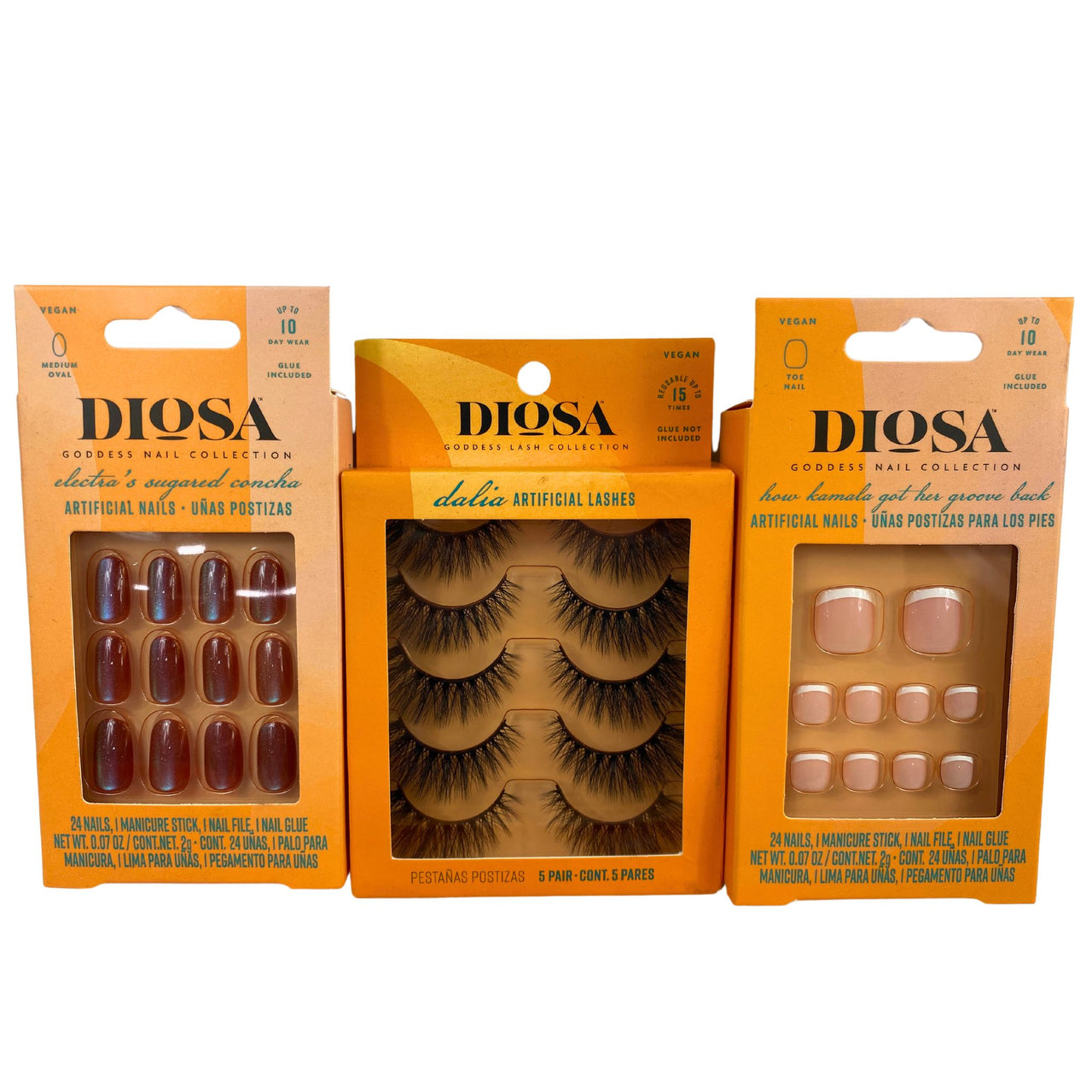 Diosa Mix Includes Lashes & Artificial Nails