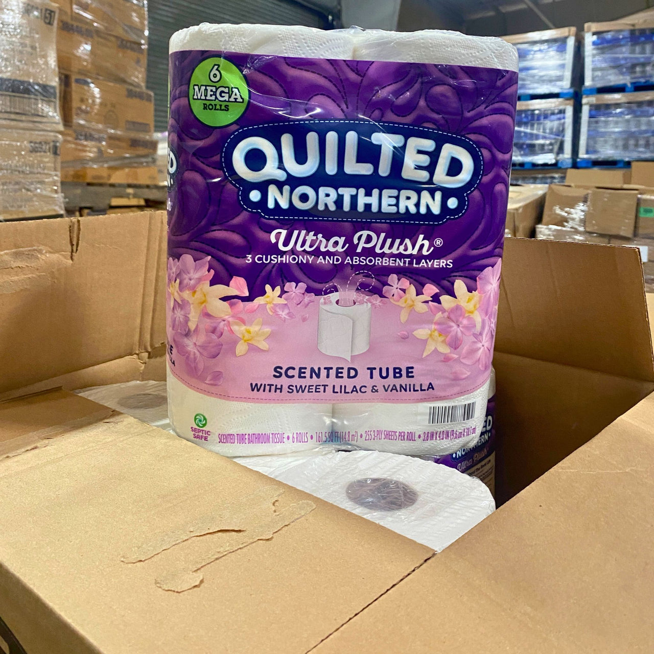 Quilted Northren Ultra Plush Sweet Lilac & Vainilla (288 Pcs Pallet)